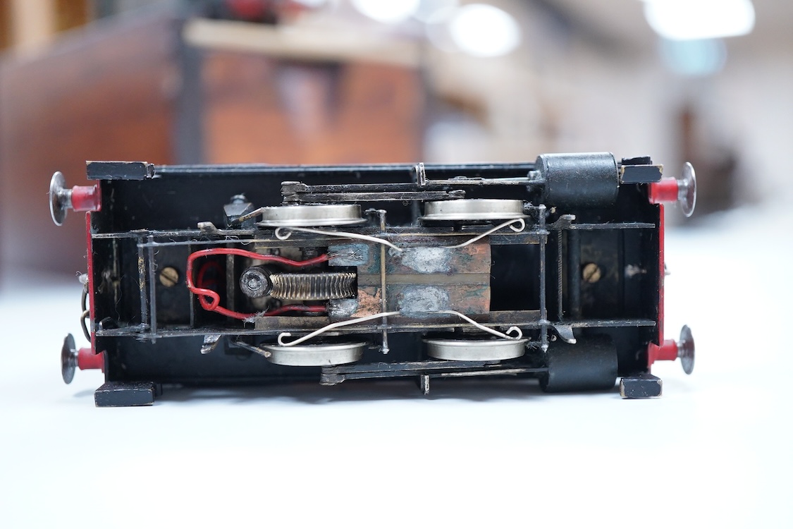 Three EM gauge GWR model railway locomotives scratch built or adapted from kits by John Worsley; 0-4-2T, 5812, 0-4-2T, 1468, and 0-4-0ST, 1143, all well detailed models.